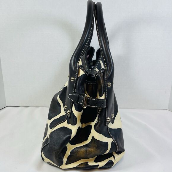 Vintage Dooney & Bourke Medium Logo Lock Stachel Purse Handbag GI358 Giraffe - Picture 6 of 16